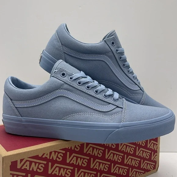 Vans Men’s Sneakers Low-Top Canvas Sneakers Old Skool
Pastel Mono Dusty Blue - Picture 7 of 16
